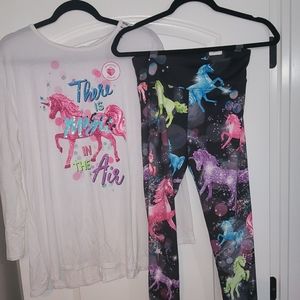 BRAND NEW! Shirt and leggings set from Justice!